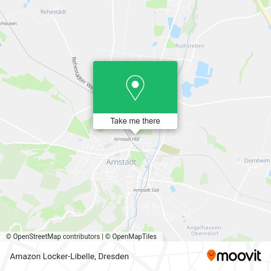 Карта Amazon Locker-Libelle