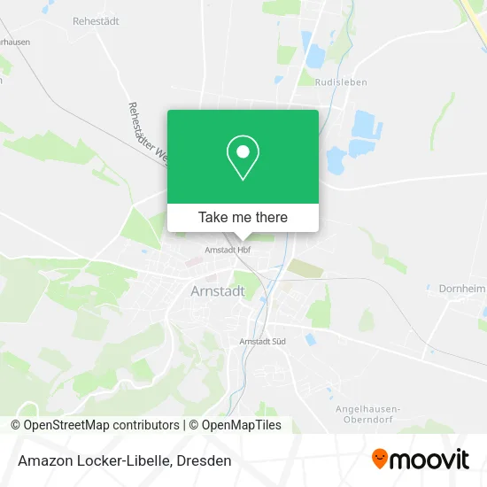 Карта Amazon Locker-Libelle