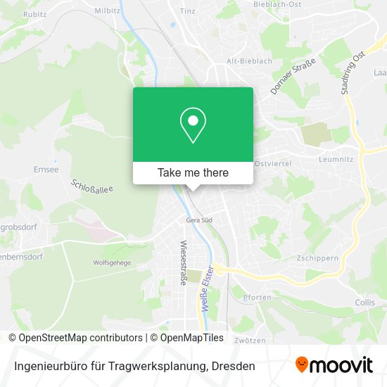 Карта Ingenieurbüro für Tragwerksplanung