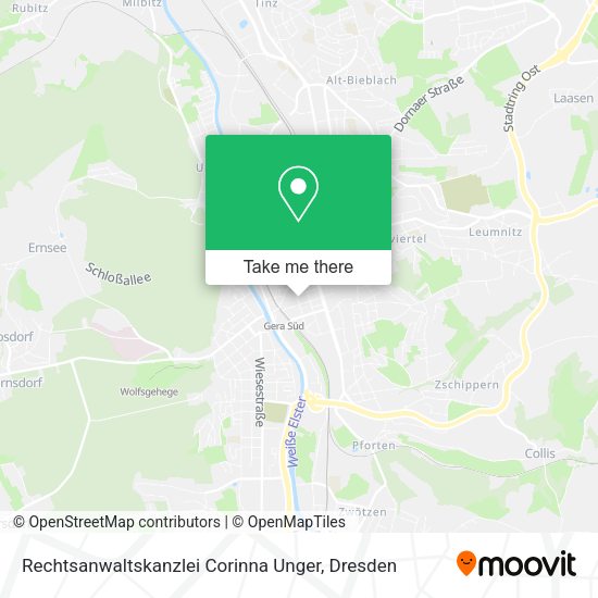 Карта Rechtsanwaltskanzlei Corinna Unger