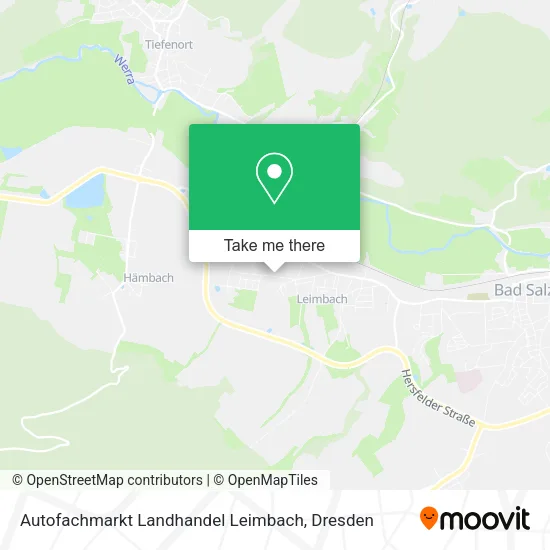 Карта Autofachmarkt Landhandel Leimbach