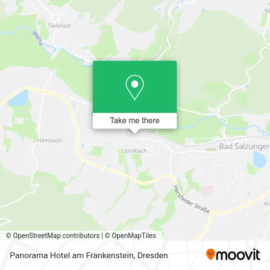 Карта Panorama Hotel am Frankenstein