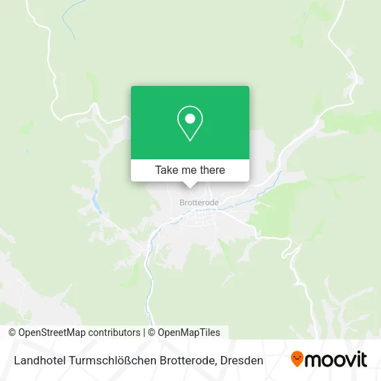 Карта Landhotel Turmschlößchen Brotterode