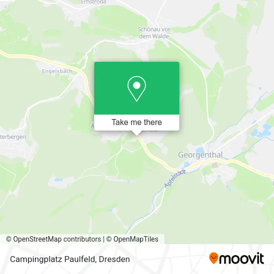 Карта Campingplatz Paulfeld