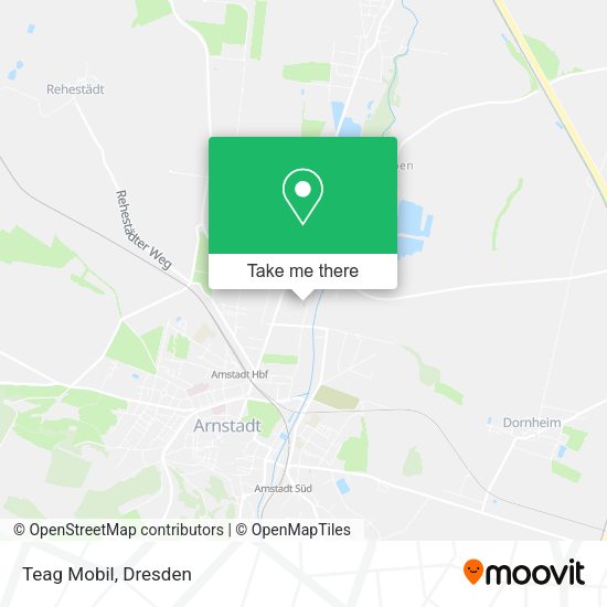 Карта Teag Mobil