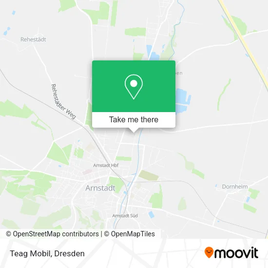 Карта Teag Mobil