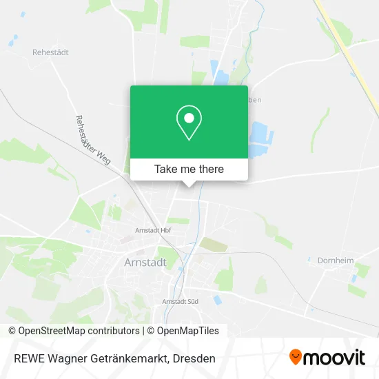 Карта REWE Wagner Getränkemarkt