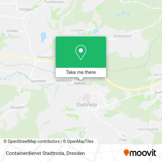Containerdienst Stadtroda map
