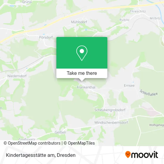 Карта Kindertagesstätte am