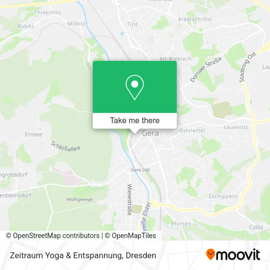 Карта Zeitraum Yoga & Entspannung
