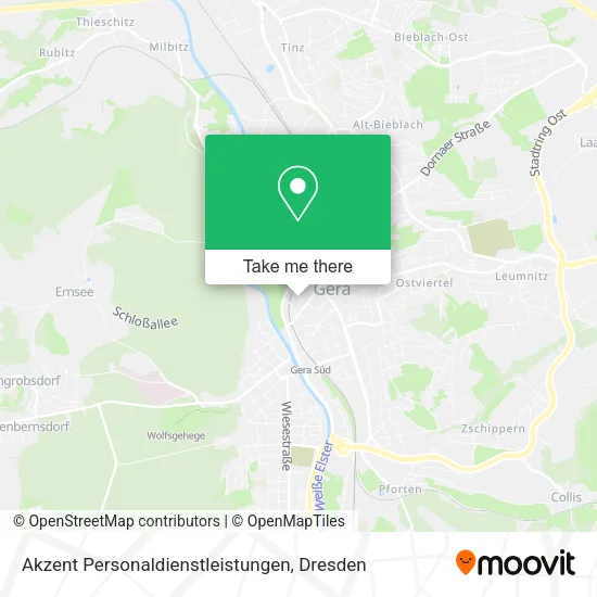 Akzent Personaldienstleistungen map
