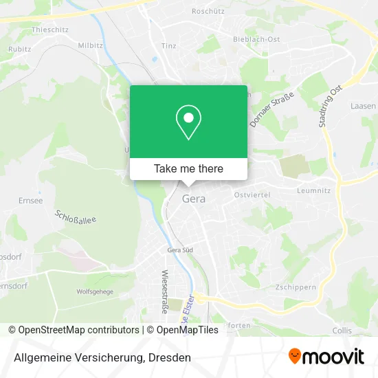 Карта Allgemeine Versicherung