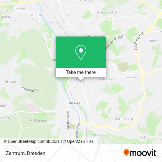 Карта Zentrum