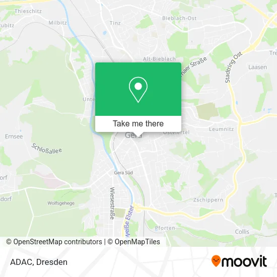 Карта ADAC