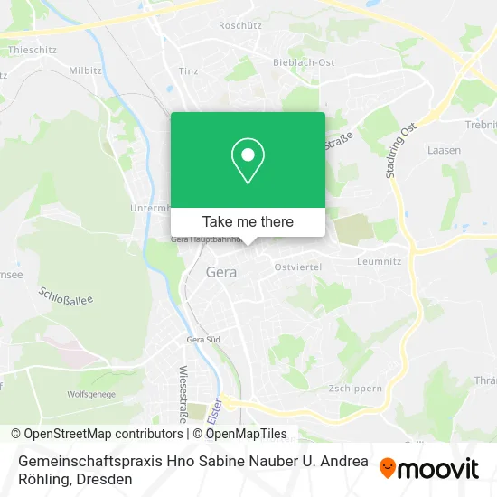 Карта Gemeinschaftspraxis Hno Sabine Nauber U. Andrea Röhling