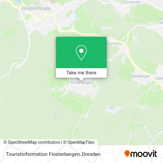 Карта Touristinformation Finsterbergen