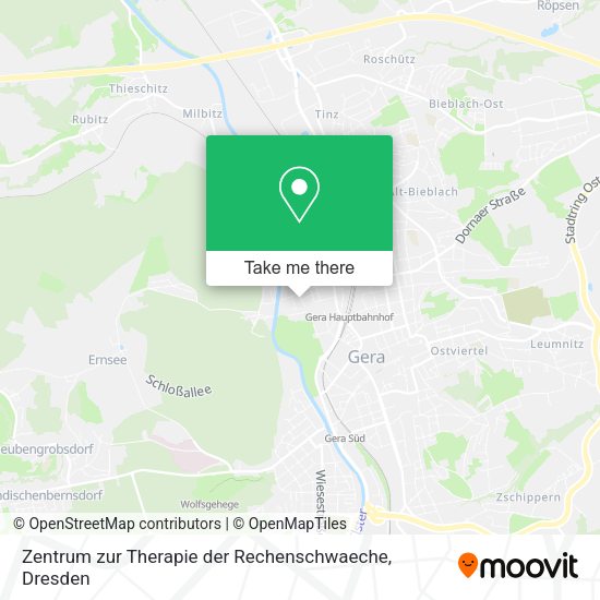 Карта Zentrum zur Therapie der Rechenschwaeche