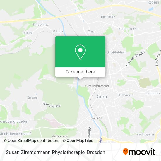 Карта Susan Zimmermann Physiotherapie