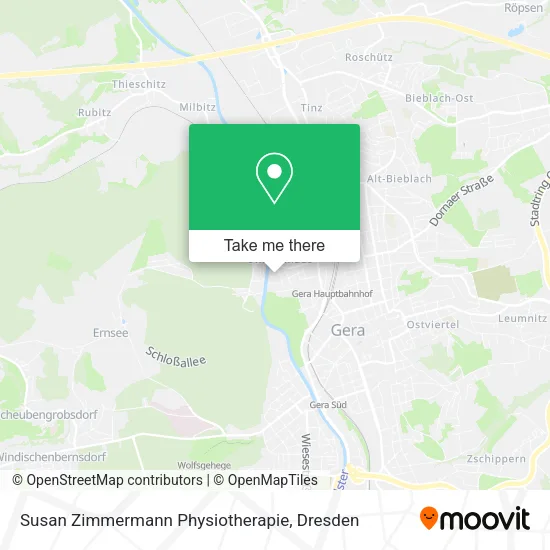 Карта Susan Zimmermann Physiotherapie