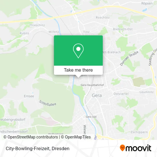 Карта City-Bowling-Freizeit