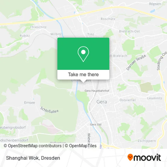 Карта Shanghai Wok