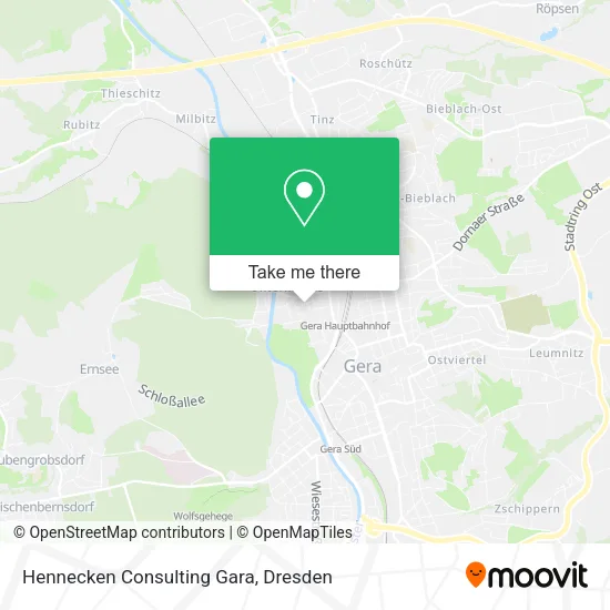 Карта Hennecken Consulting Gara