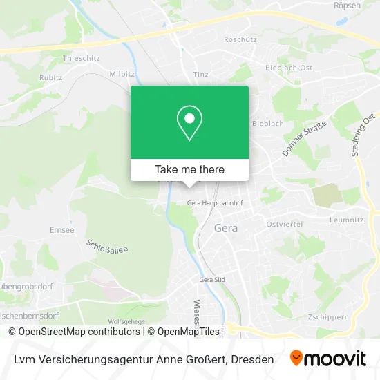 Карта Lvm Versicherungsagentur Anne Großert