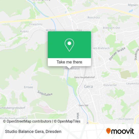 Карта Studio Balance Gera