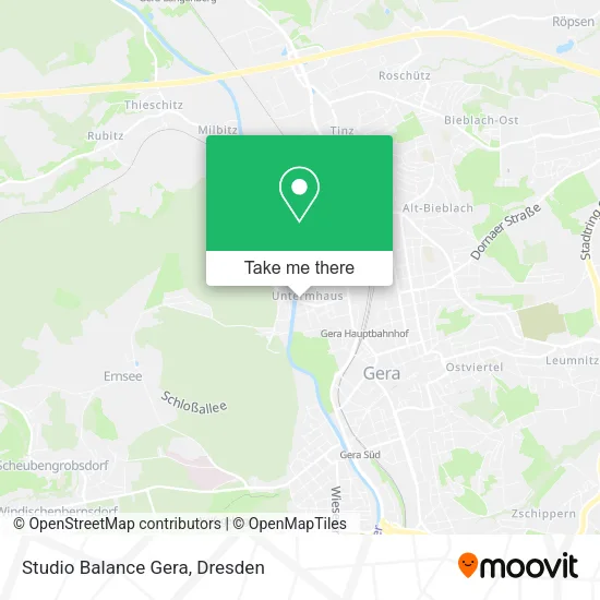 Карта Studio Balance Gera