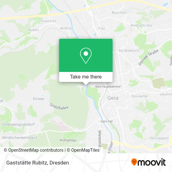 Карта Gaststätte Rubitz