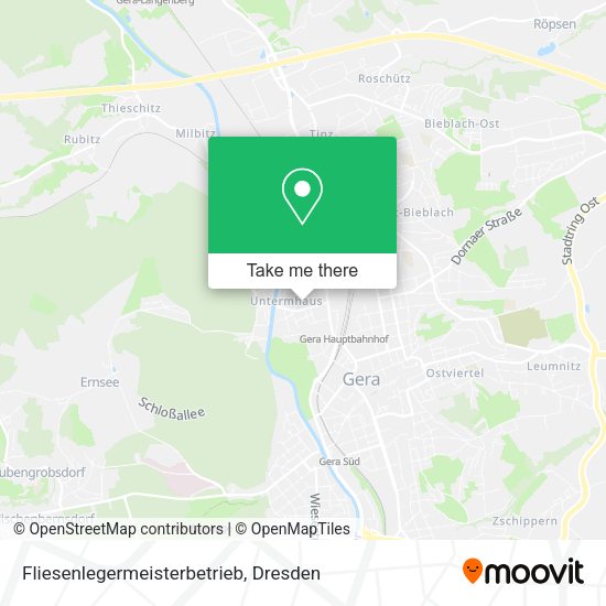 Карта Fliesenlegermeisterbetrieb