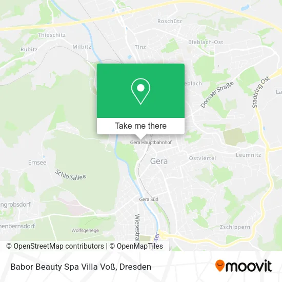 Карта Babor Beauty Spa Villa Voß