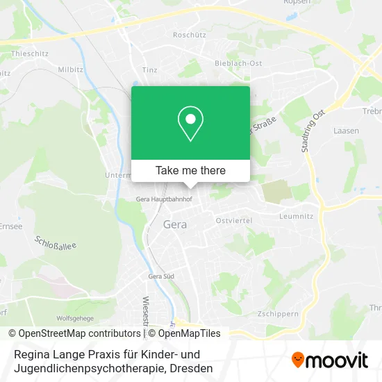 Regina Lange Praxis für Kinder- und Jugendlichenpsychotherapie map