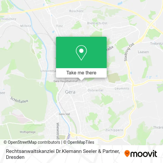 Карта Rechtsanwaltskanzlei Dr.Klemann Seeler & Partner