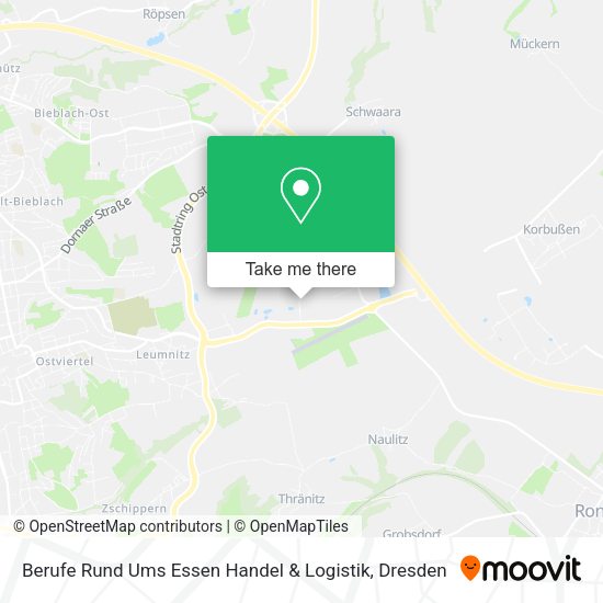 Карта Berufe Rund Ums Essen Handel & Logistik