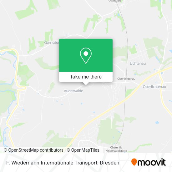 Карта F. Wiedemann Internationale Transport