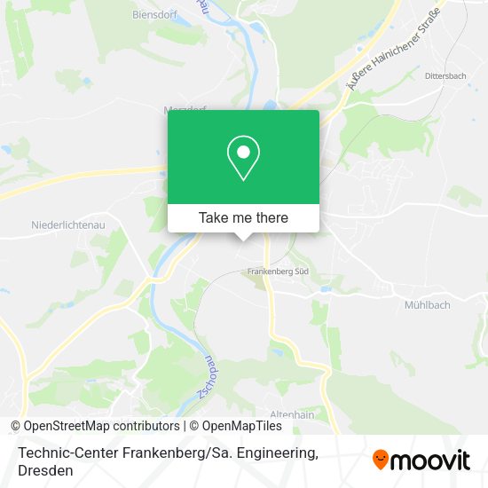 Карта Technic-Center Frankenberg / Sa. Engineering