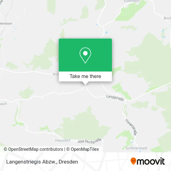 Карта Langenstriegis Abzw.