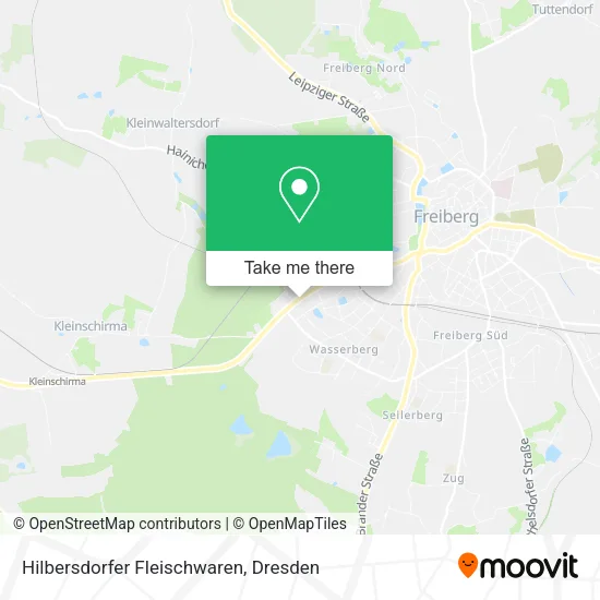 Карта Hilbersdorfer Fleischwaren