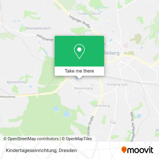 Карта Kindertageseinrichtung
