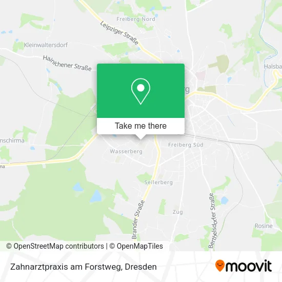 Карта Zahnarztpraxis am Forstweg