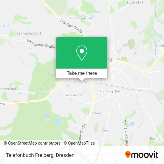 Карта Telefonbuch Freiberg