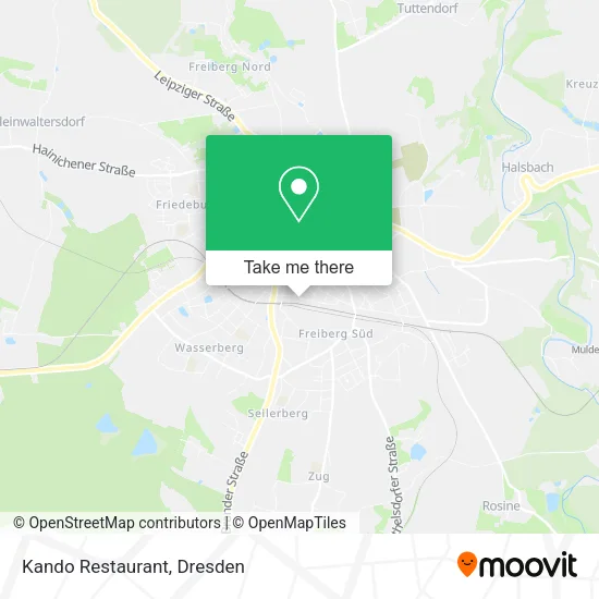 Карта Kando Restaurant