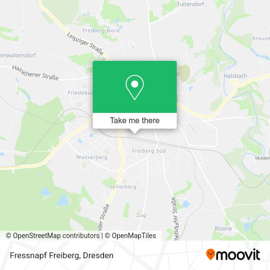 Карта Fressnapf Freiberg