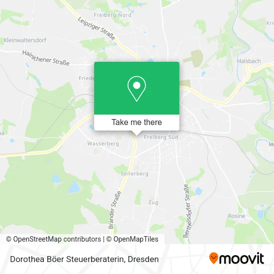 Карта Dorothea Böer Steuerberaterin