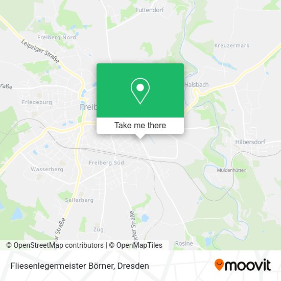 Карта Fliesenlegermeister Börner
