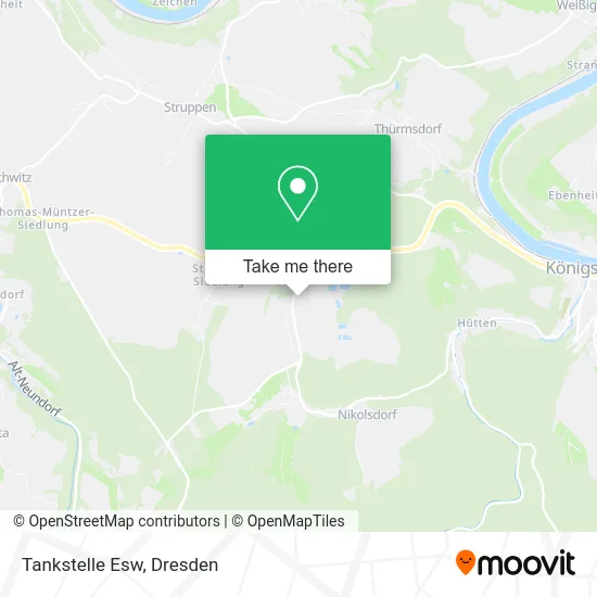 Карта Tankstelle Esw