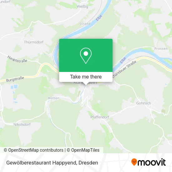 Карта Gewölberestaurant Happyend
