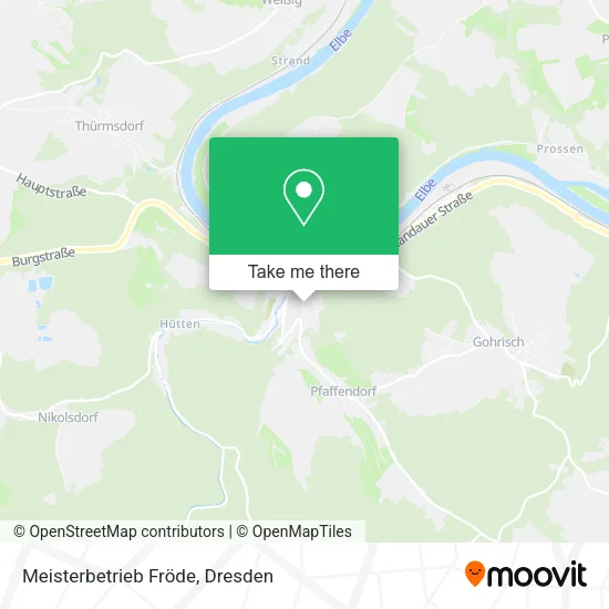 Карта Meisterbetrieb Fröde