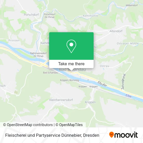 Карта Fleischerei und Partyservice Dünnebier